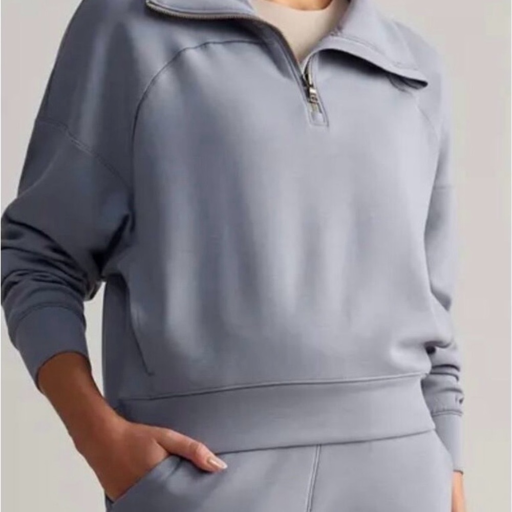 SPANX AirEssentials Quarter-Zip Sweatshirt 2x